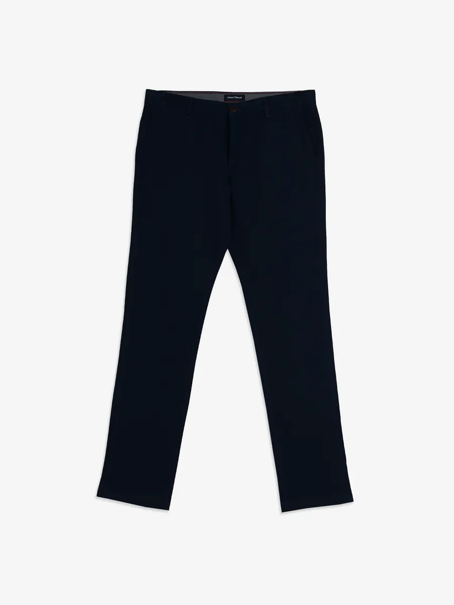 INDIAN TERRAIN cotton navy trouser