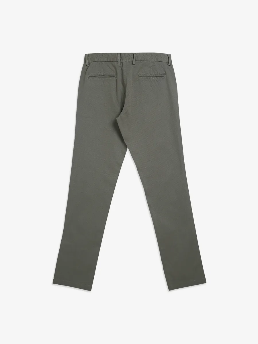 INDIAN TERRAIN green sage cotton trouser