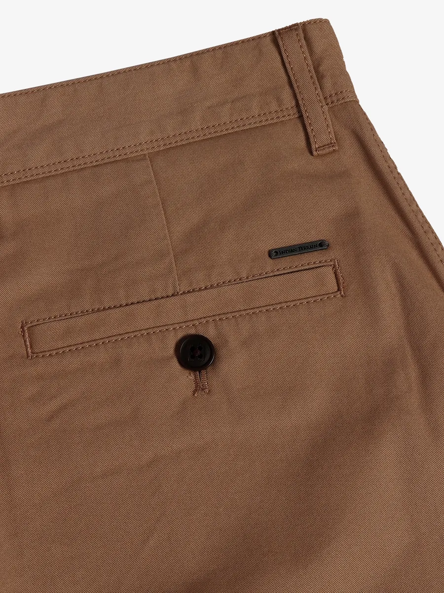 INDIAN TERRAIN khaki regular fit shorts