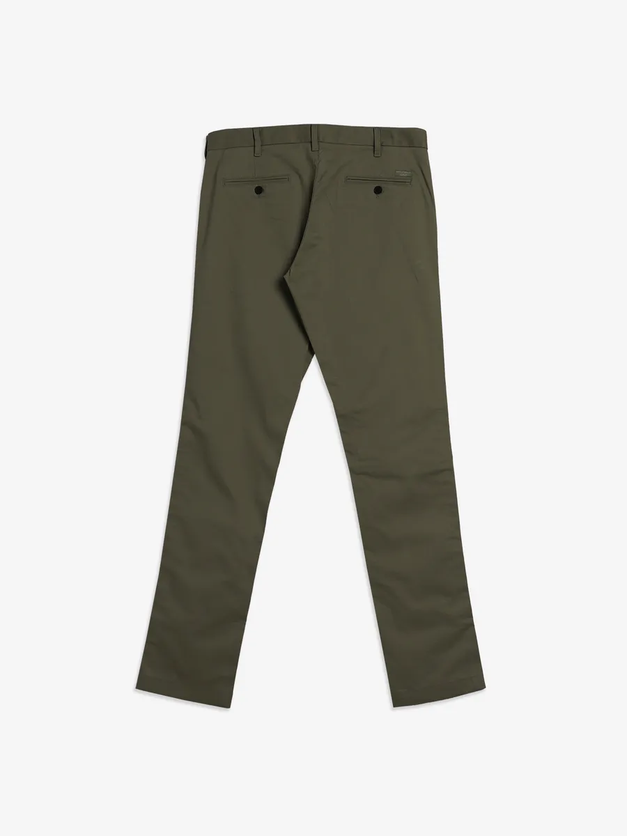 INDIAN TERRAIN sage green cotton trouser