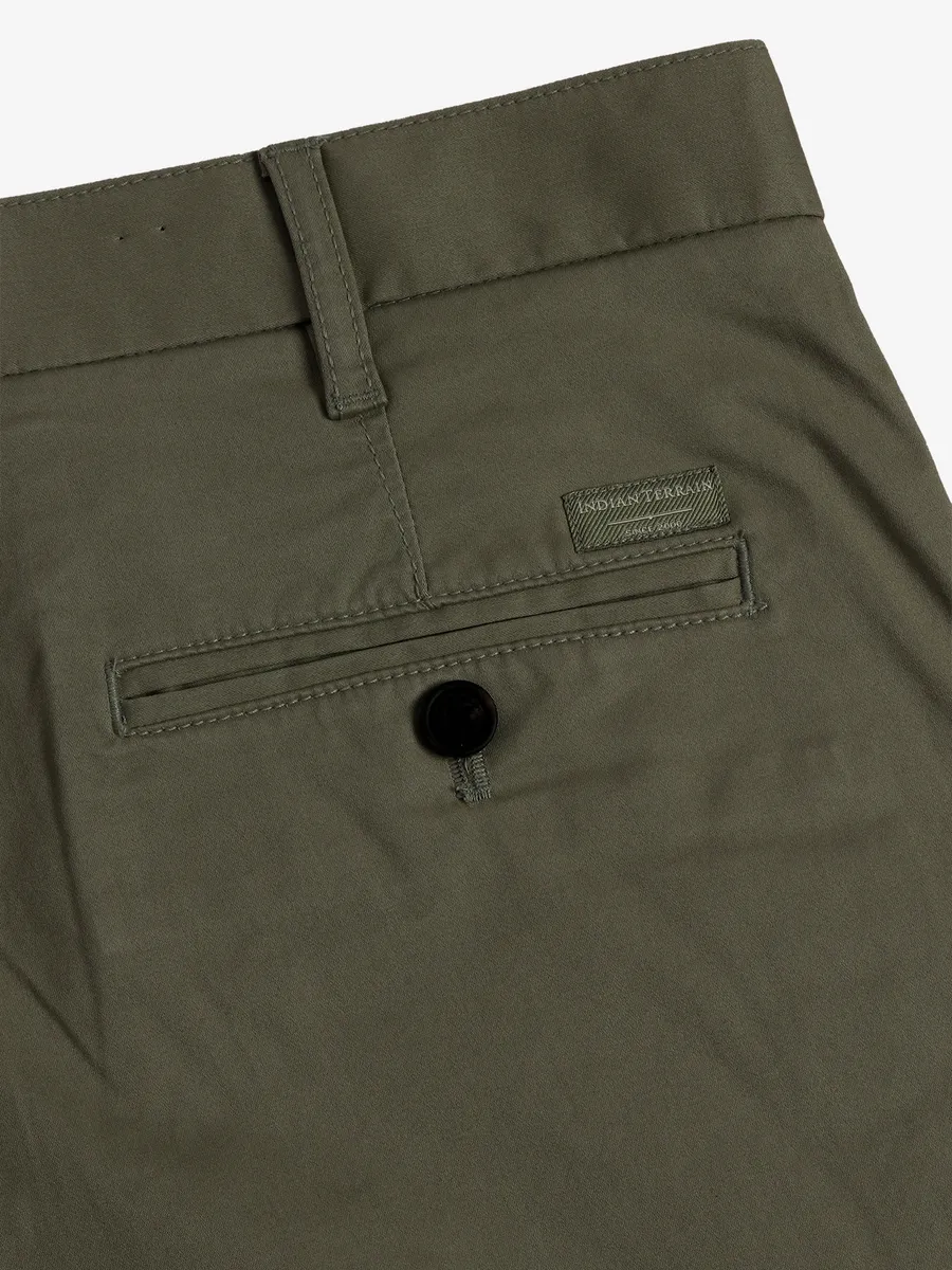 INDIAN TERRAIN sage green cotton trouser