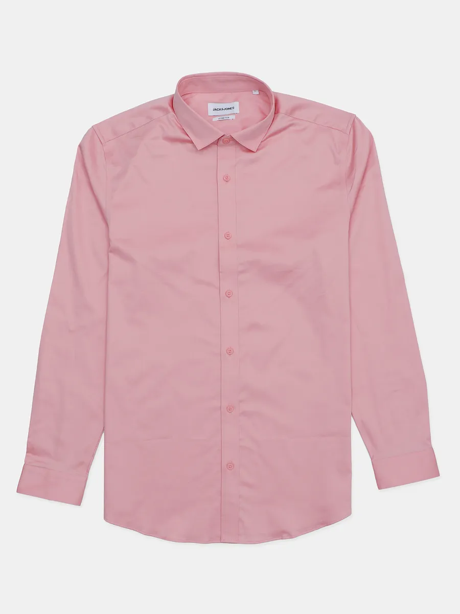 Jack&Jones powder pink solid shirt