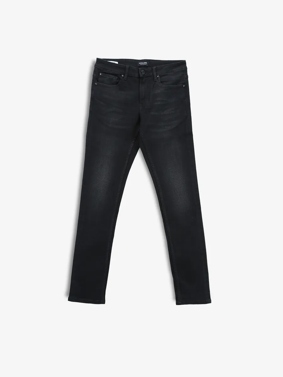 JACK&JONES washed black slim fit jeans