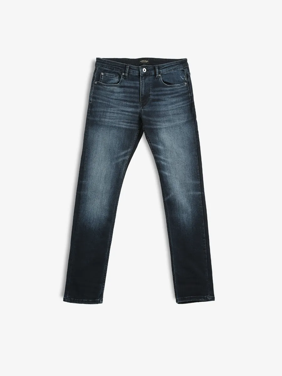 JACK&JONES washed navy jeans