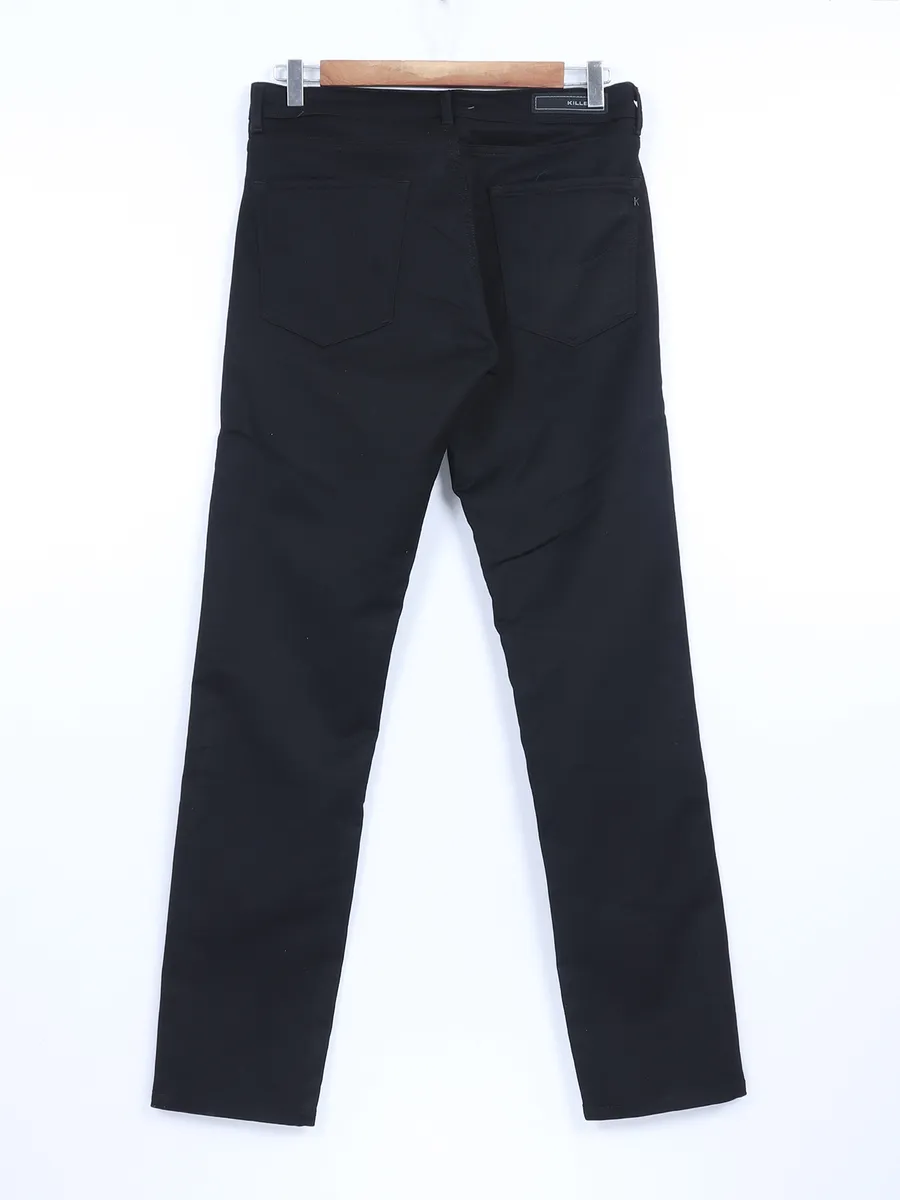 Killer black cotton trouser