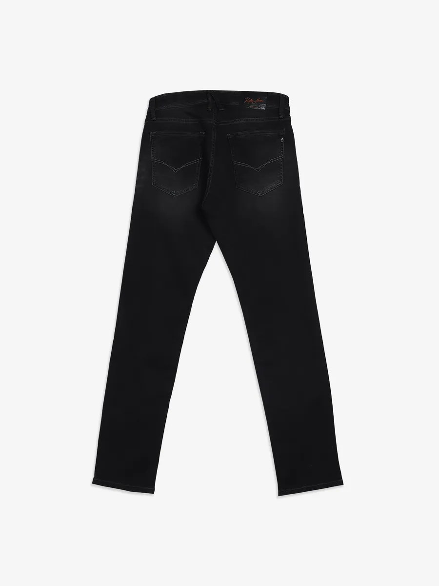Killer black slim fit solid jeans