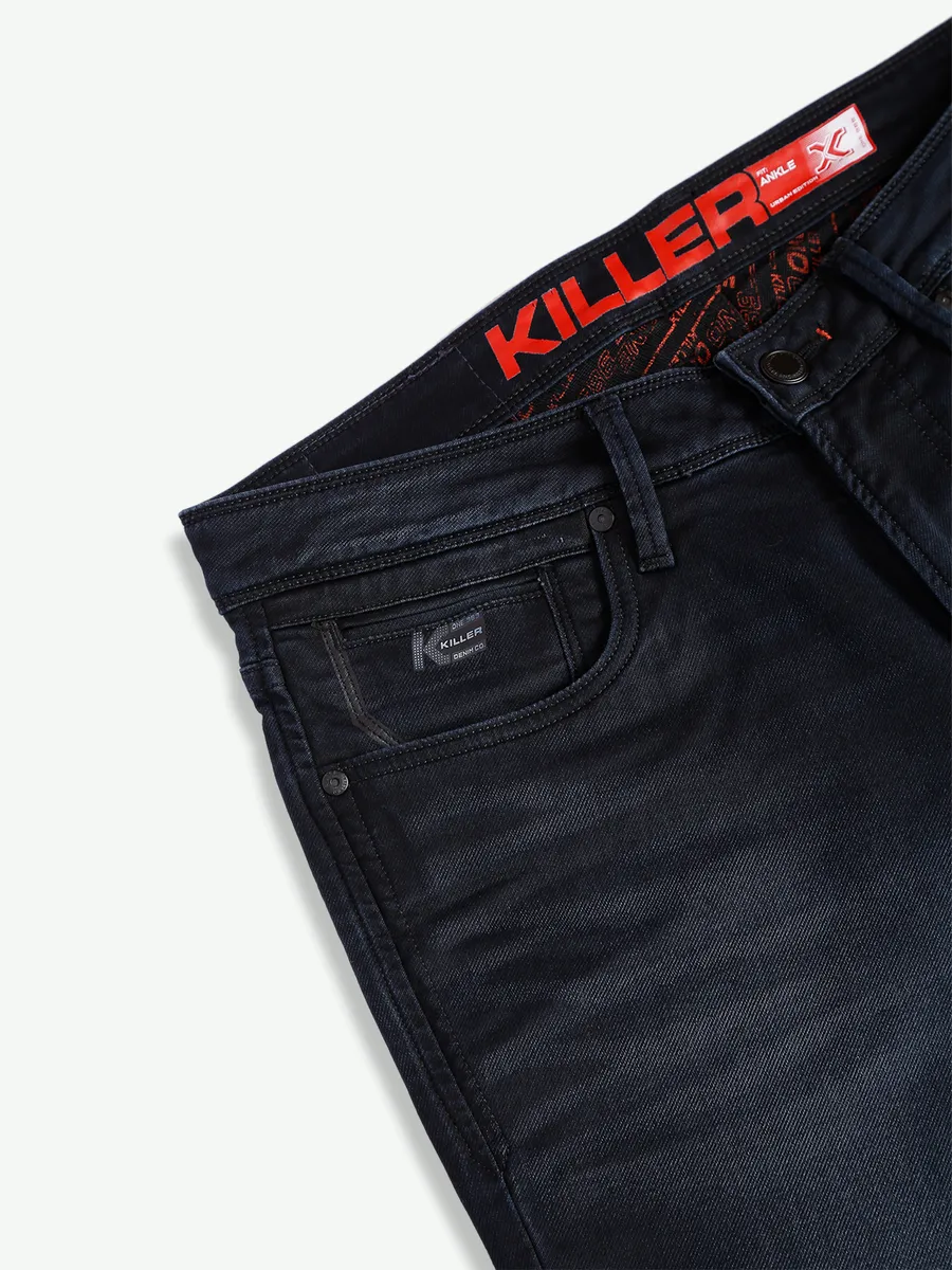 Killer black washed ankle fit jeans