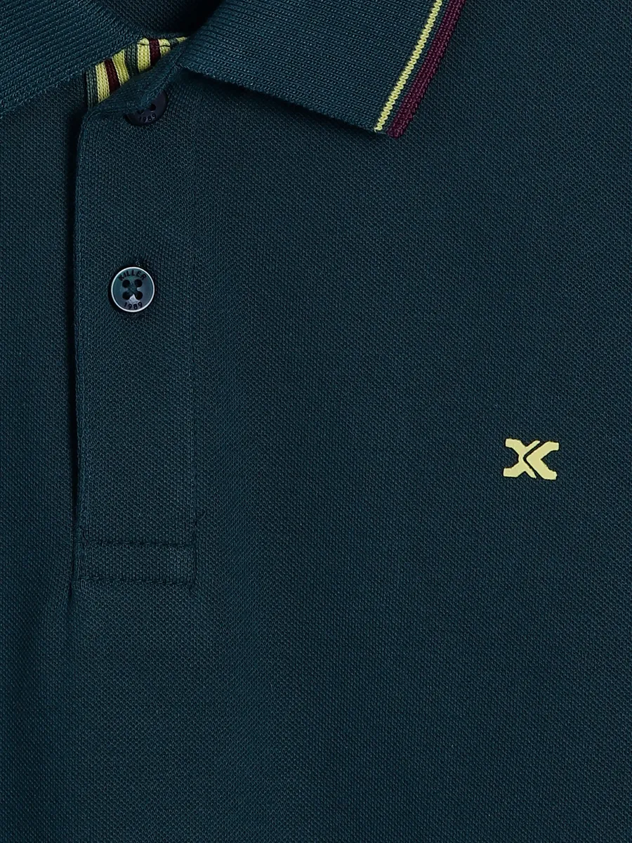 Killer bottle green plain cotton t shirt