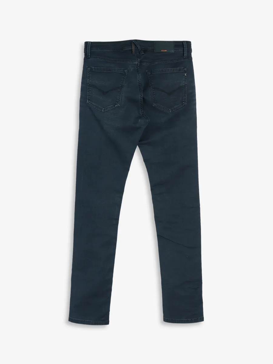 Killer dark grey washed skinny fit jeans
