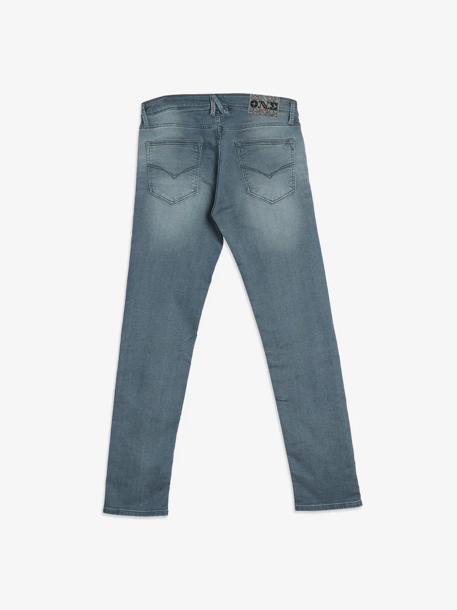 KILLER grey denim washed slim fit jeans