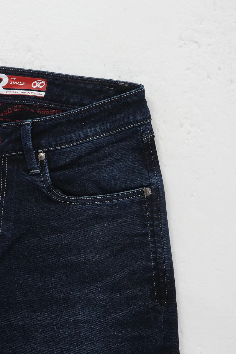 KILLER navy washed denim jeans