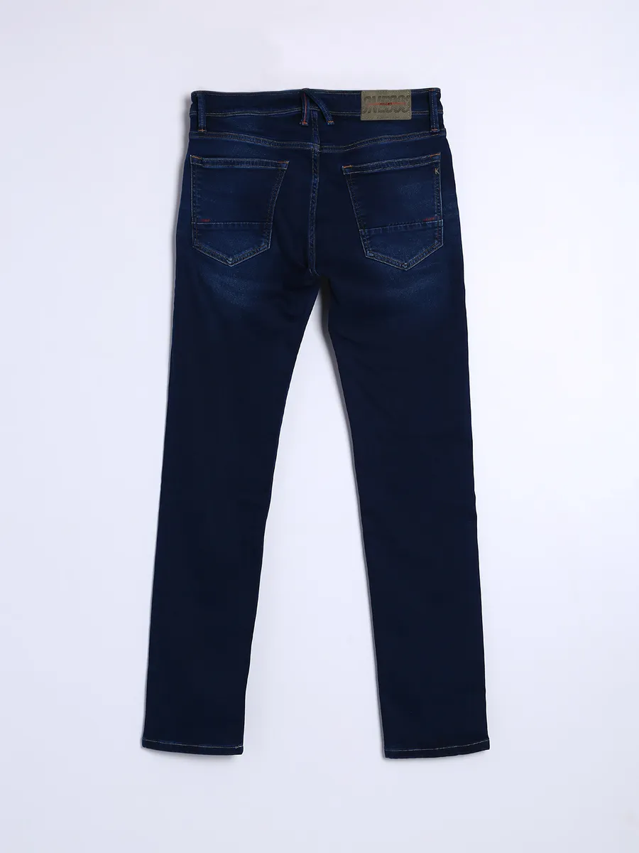 Killer navy washed slim fit jeans