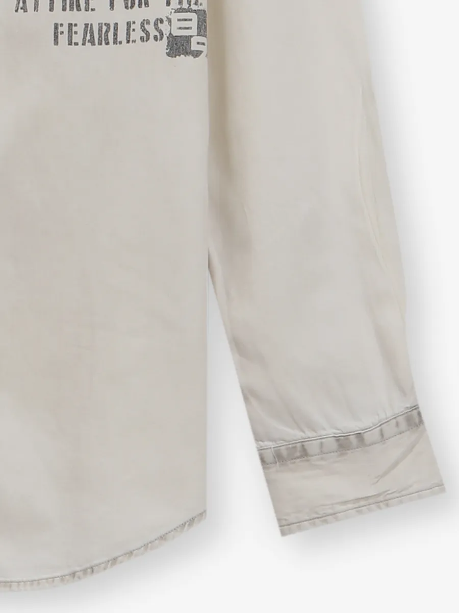 KILLER off white printed shirt