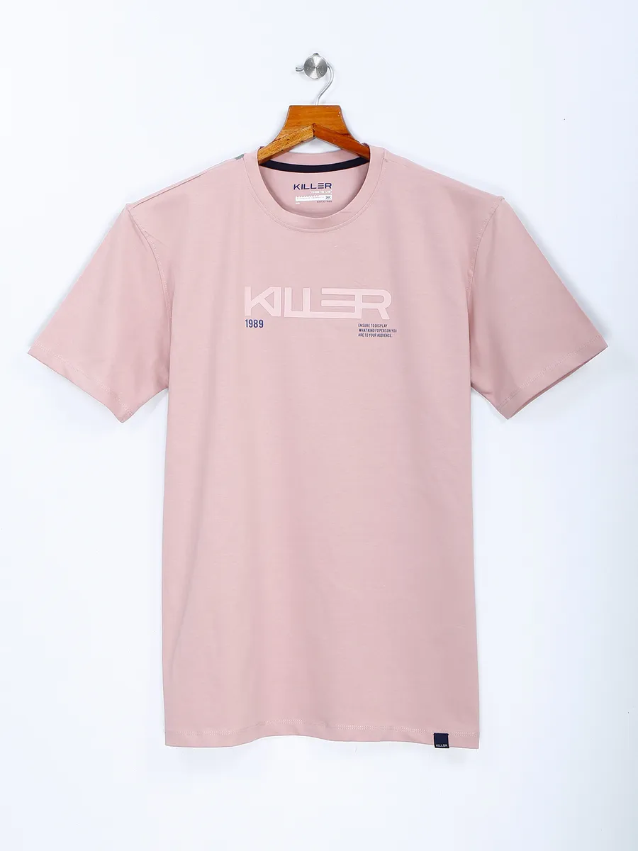 Killer peach cotton t shirt