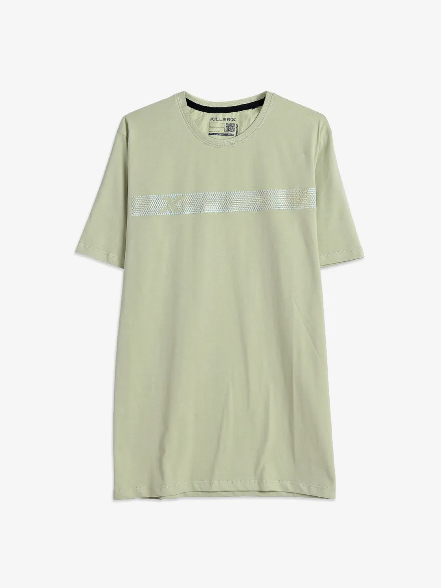 Killer sage green cotton t-shirt