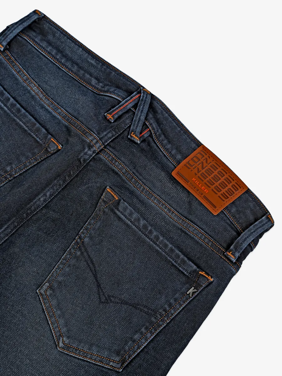 Killer slim fit black washed jeans