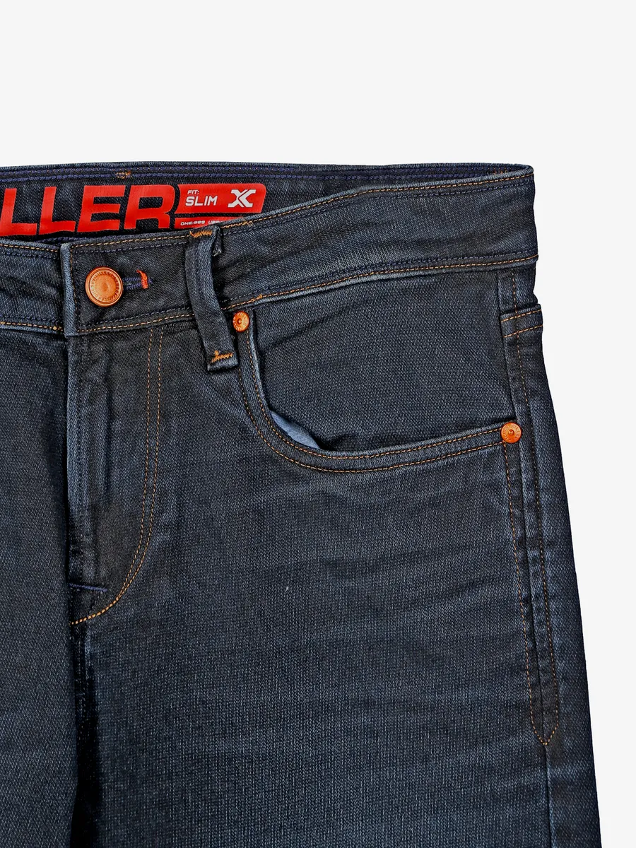 Killer slim fit black washed jeans