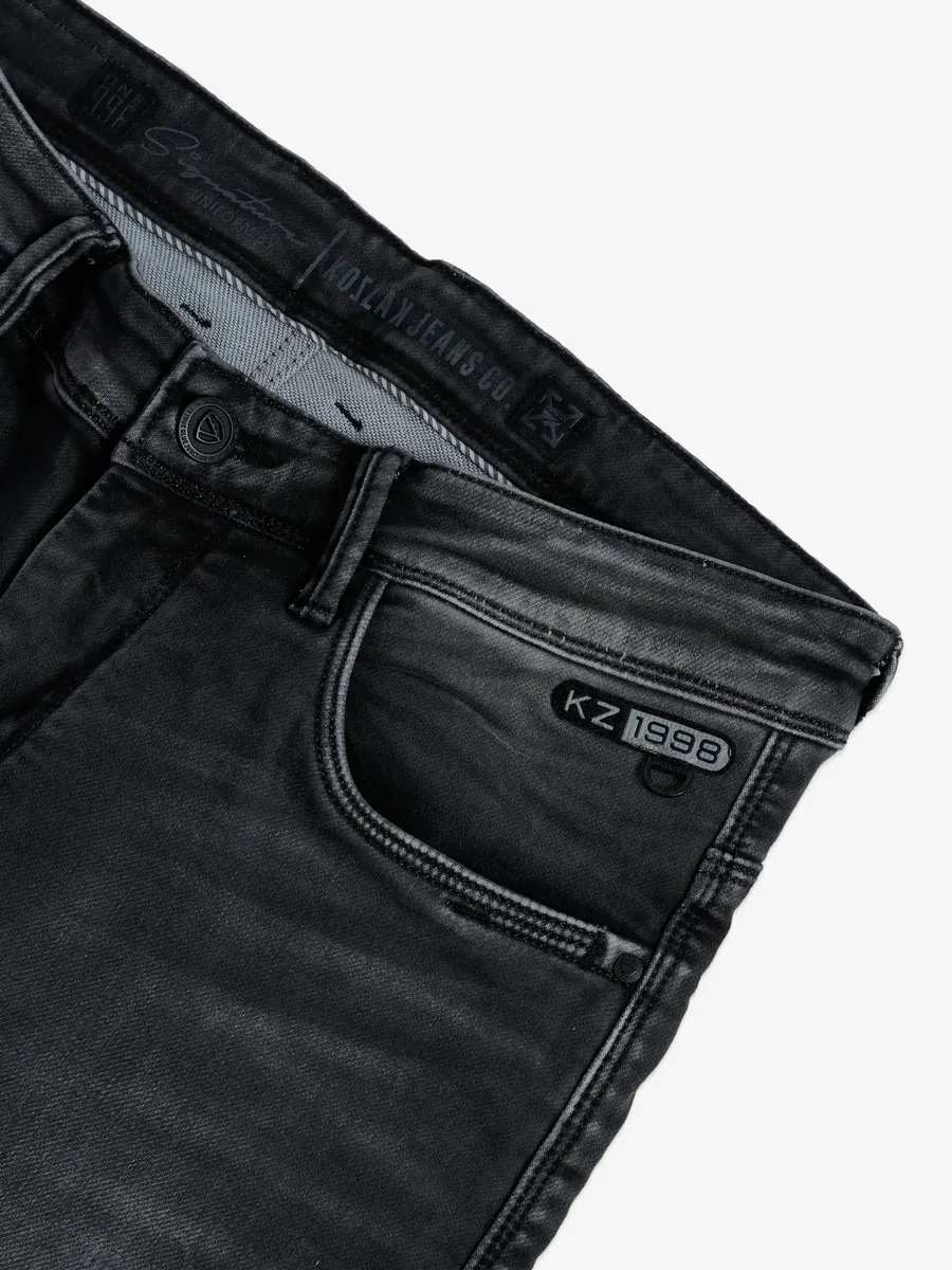 Kozzak black super skinny fit jeans