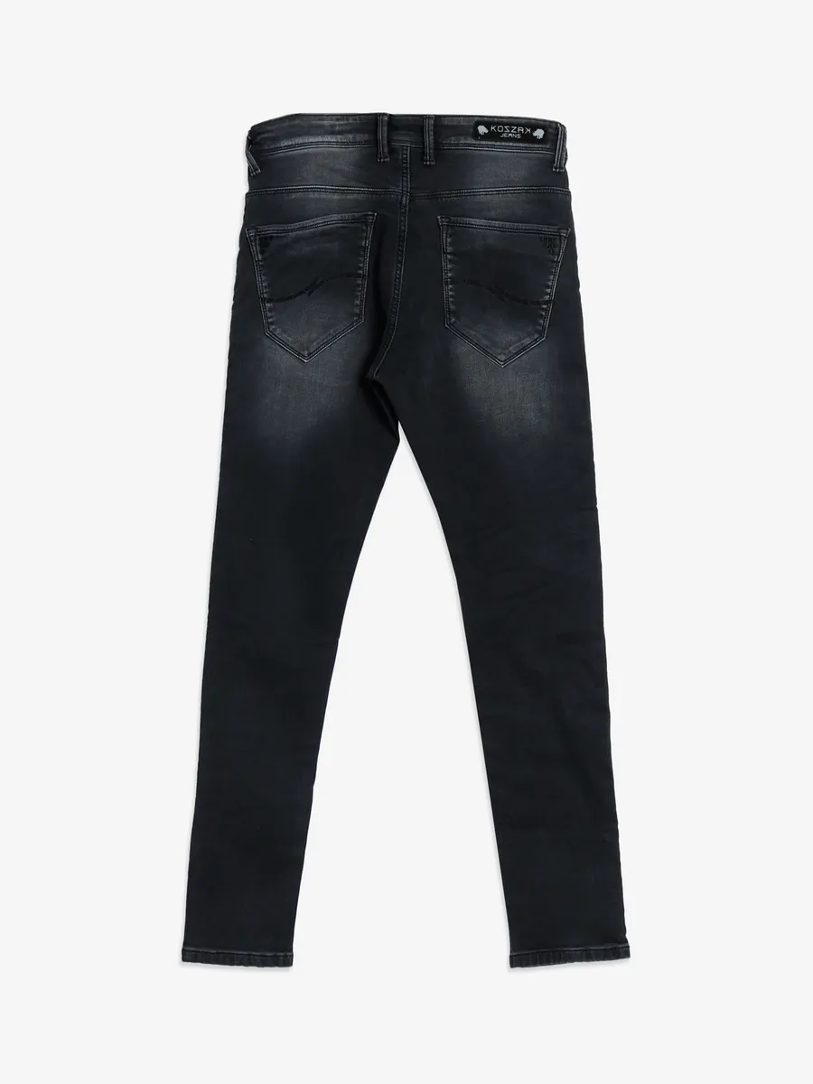 Kozzak black super skinny fit jeans