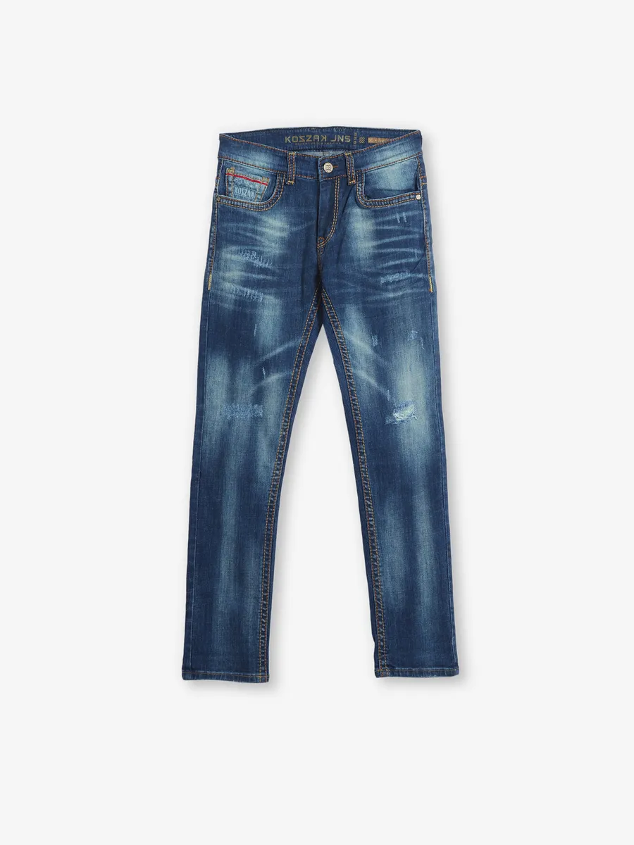 KOZZAK blue washed denim jeans