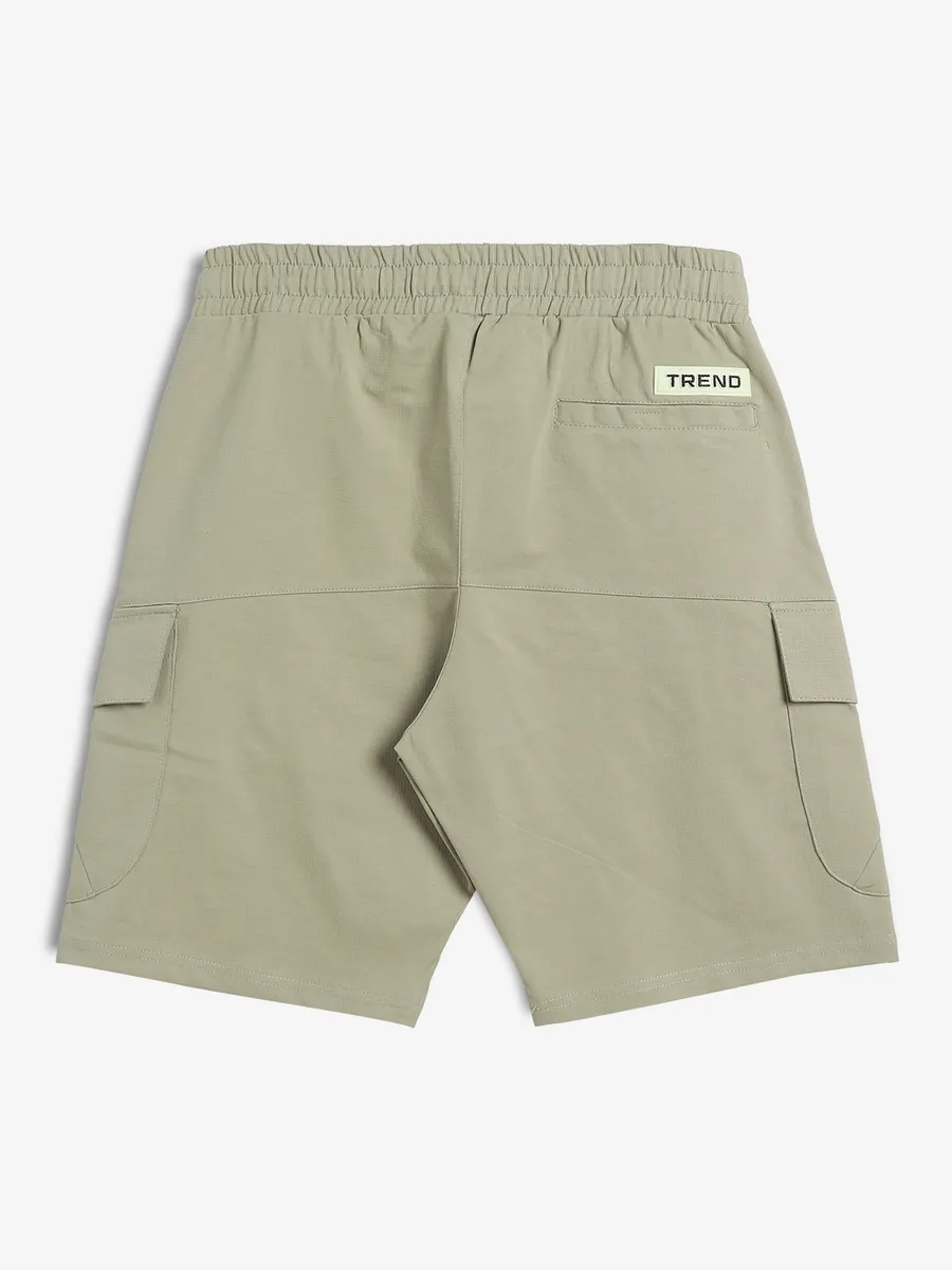 KOZZAK cream cotton shorts