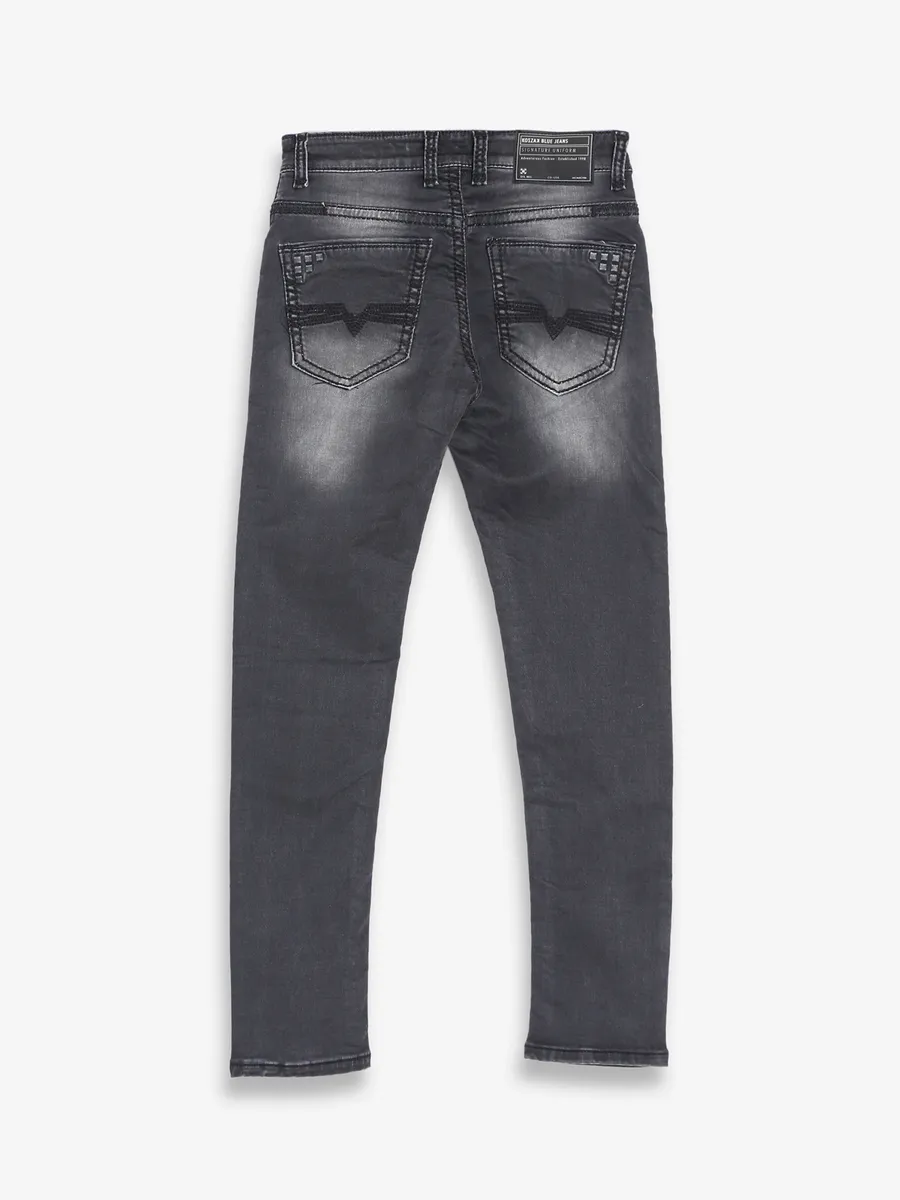 Kozzak dark grey washed jeans