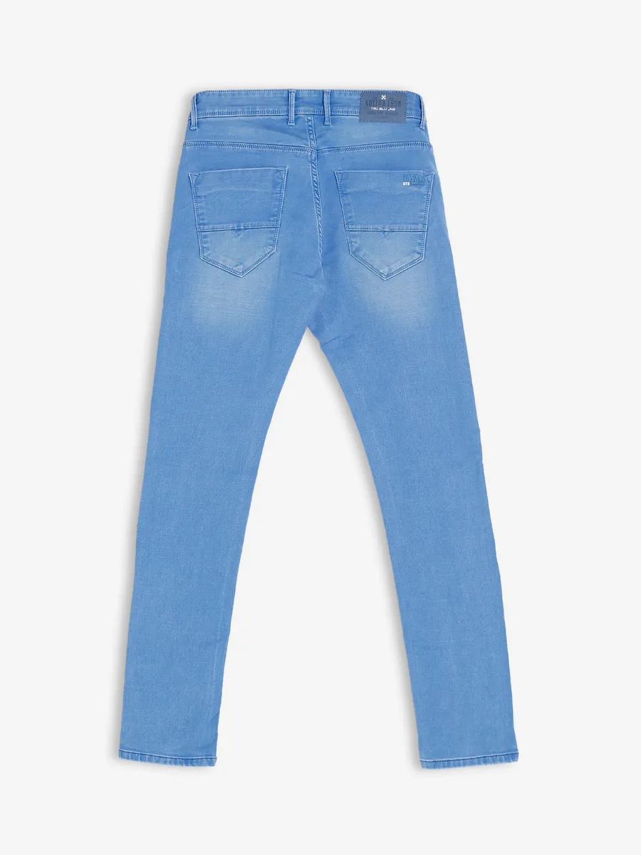 Kozzak ice blue washed jeans