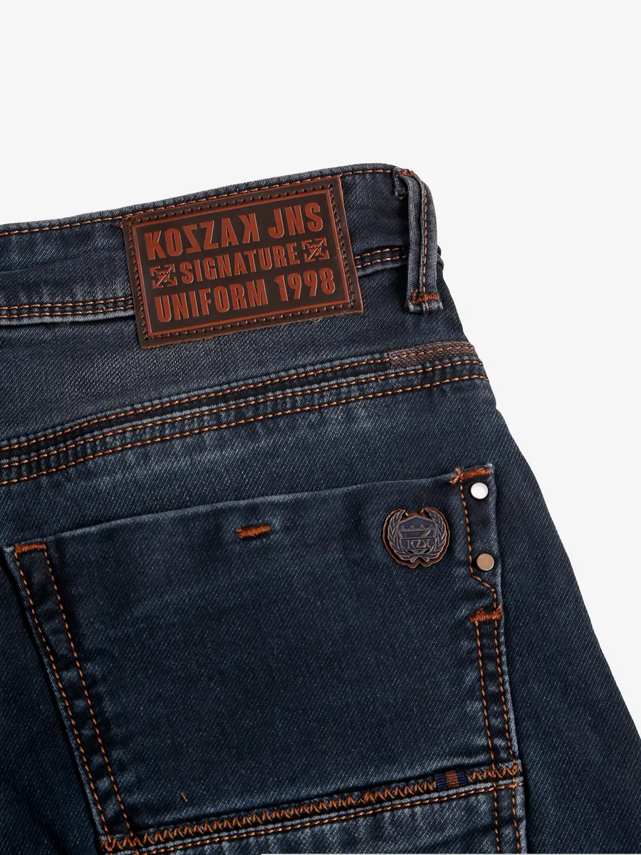 Kozzak washed dark grey jeans