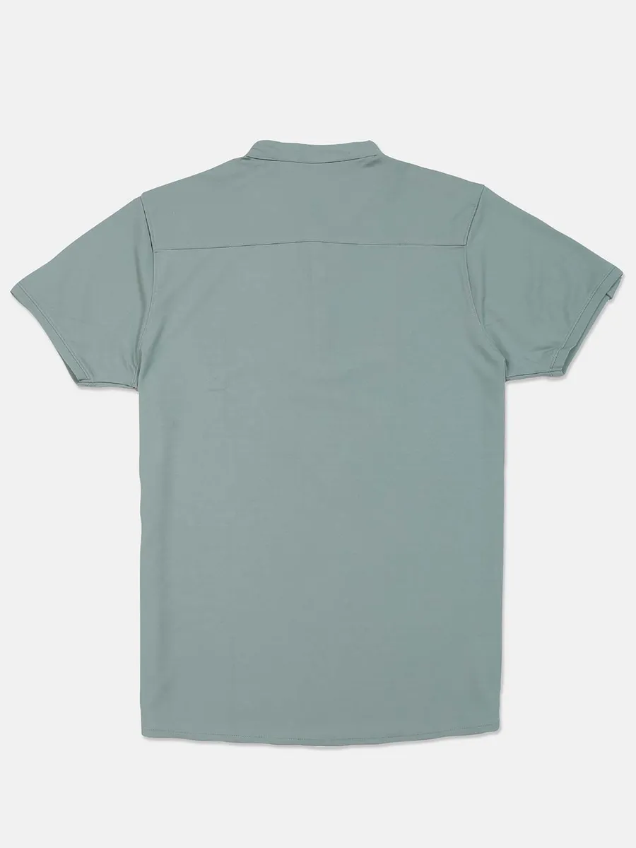 Kuch Kuch pista green solid t-shirt