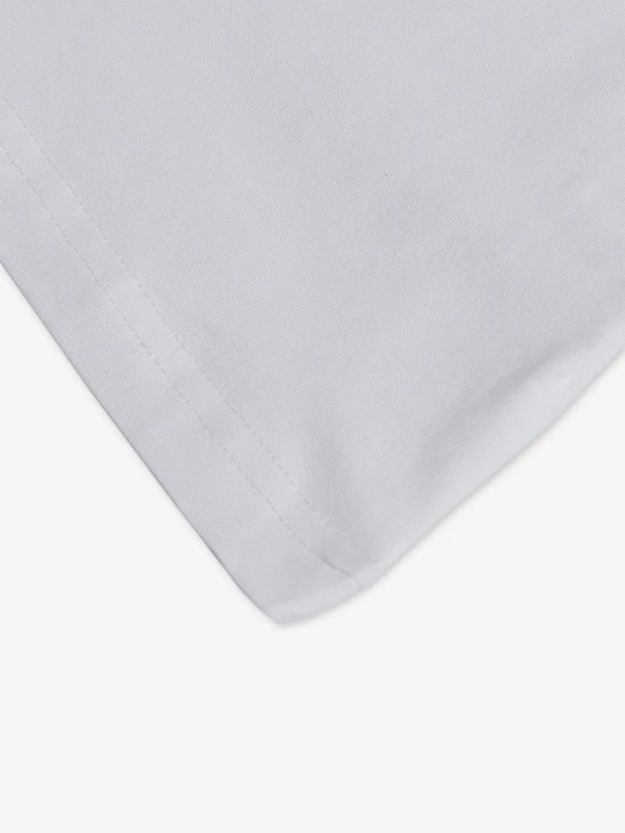 Kuch Kuch white half sleeves cotton t shirt
