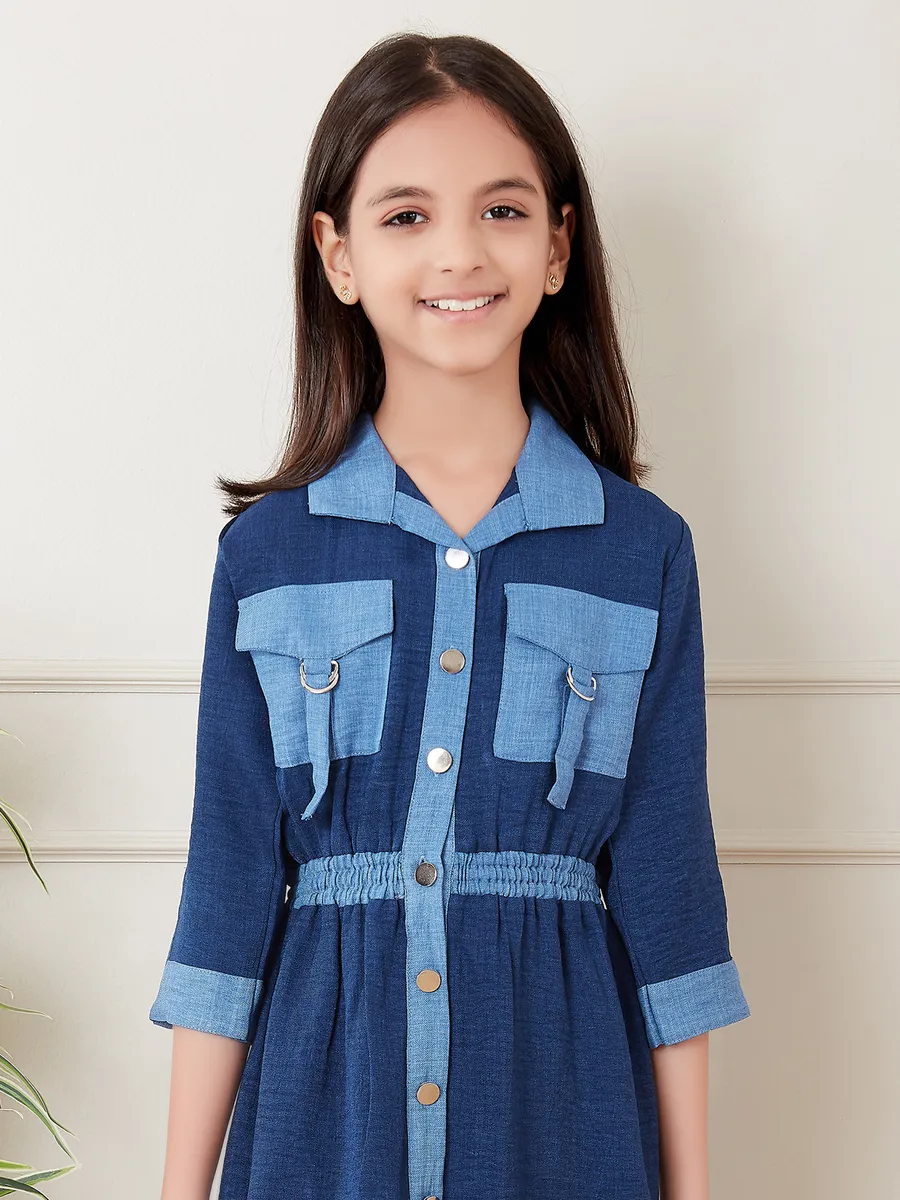 Leo n Babes blue denim frock