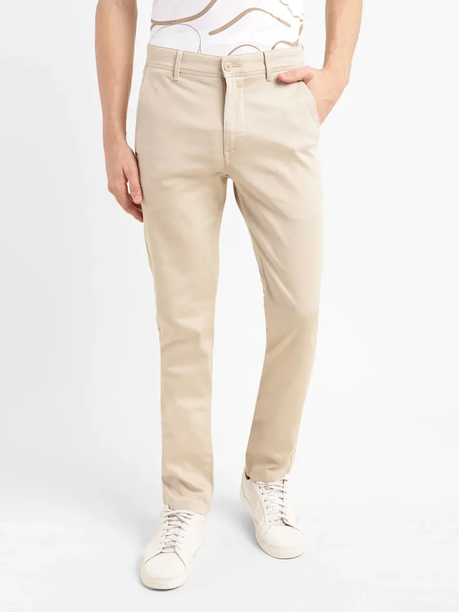 LEVIS beige 511 slim fit cotton trouser