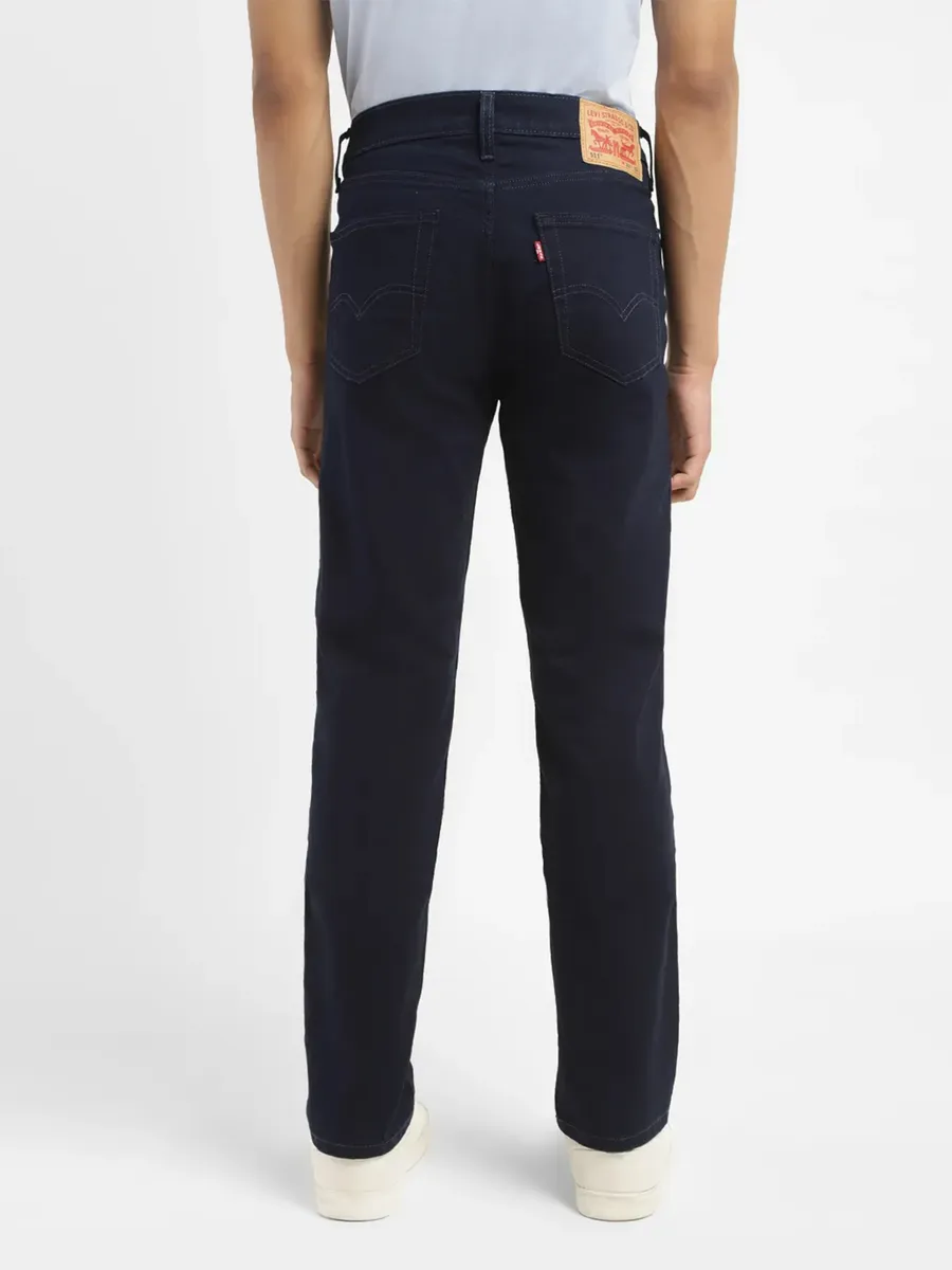LEVIS dark blue solid slim fit jeans
