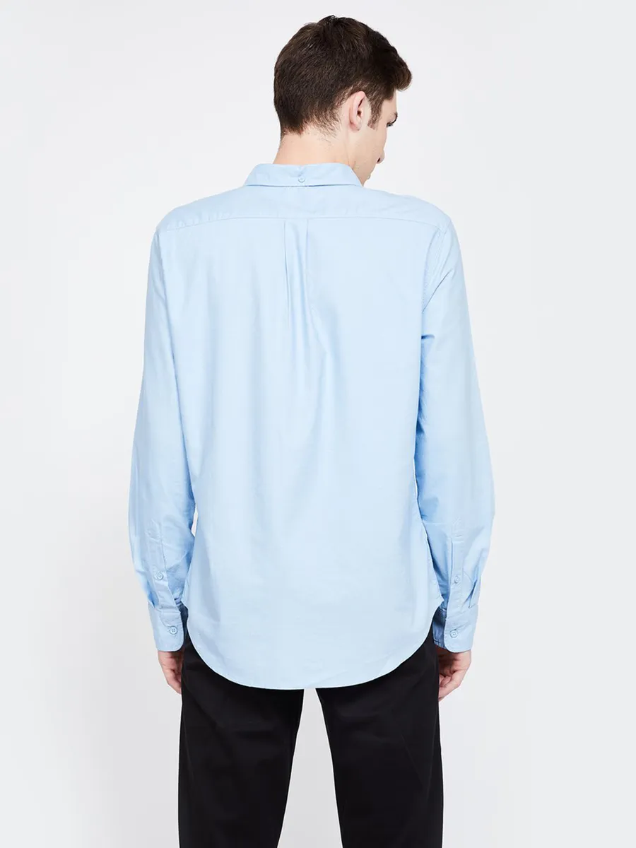 Levis light blue plain cotton shirt