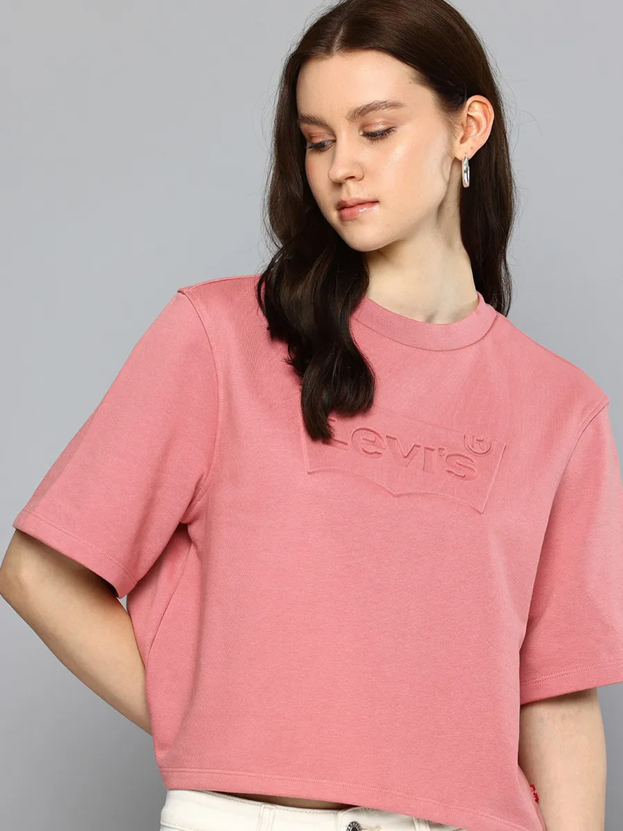 LEVIS onion pink t-shirt in soft cotton