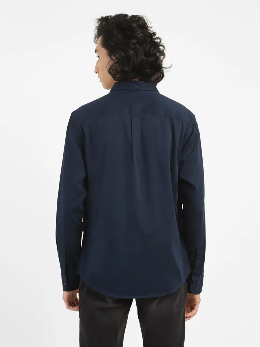 Levis plain navy cotton shirt