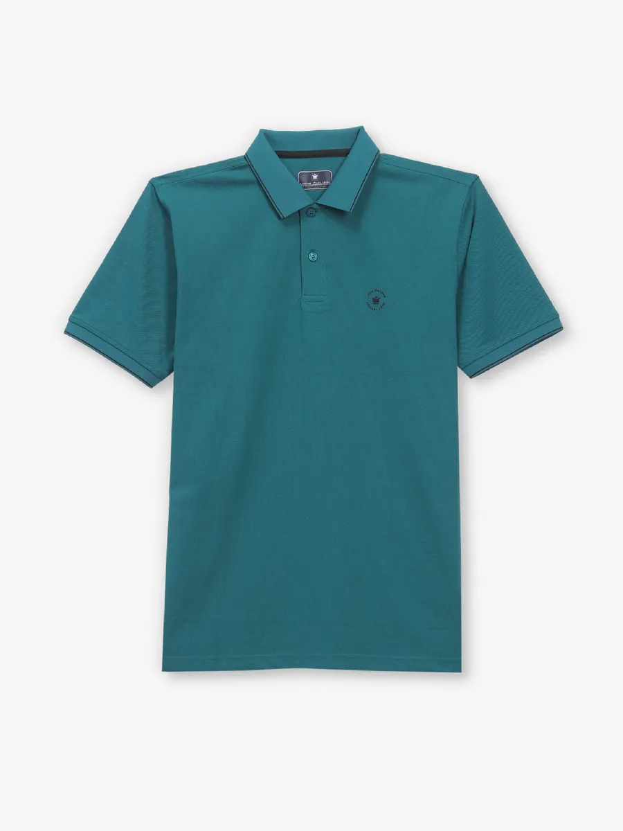 LOUIS PHILIPPE rama green cotton t-shirt
