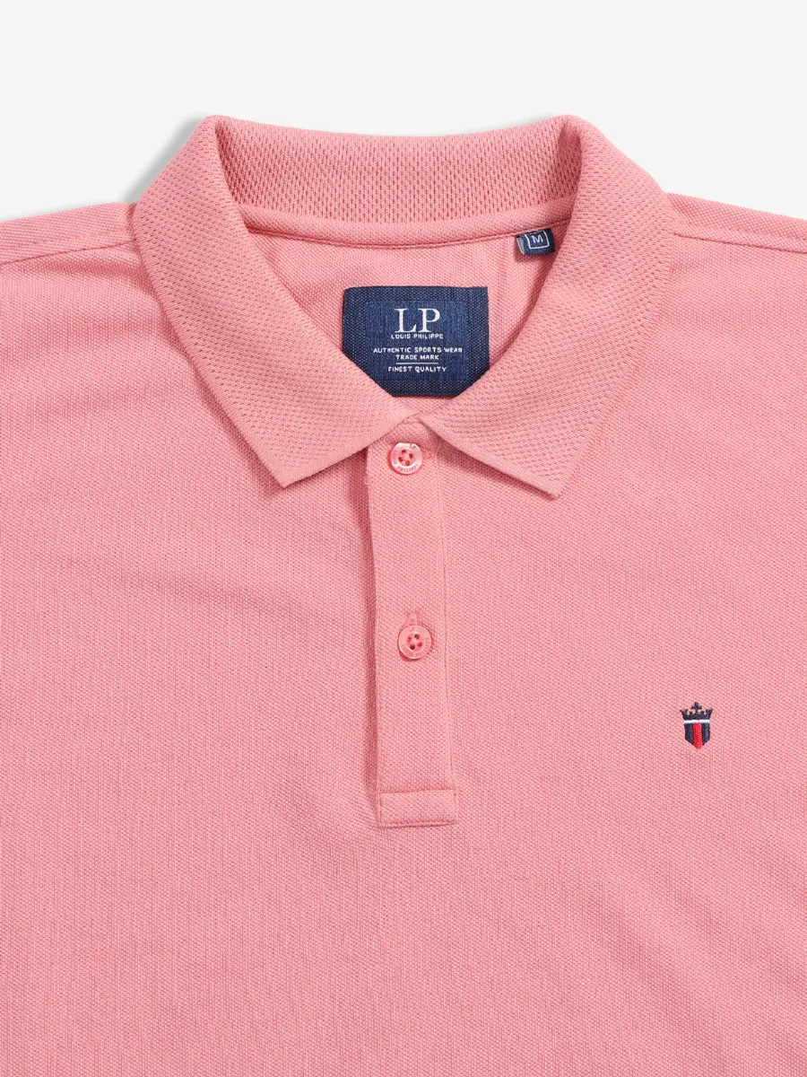 LP plain pink cotton t shirt