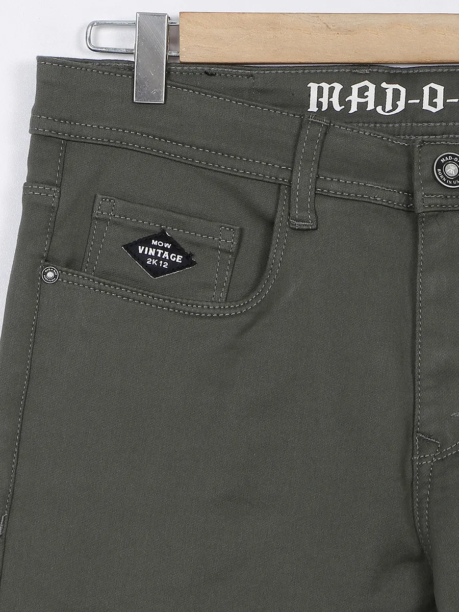 Mad O Wat dark grey solid jeans