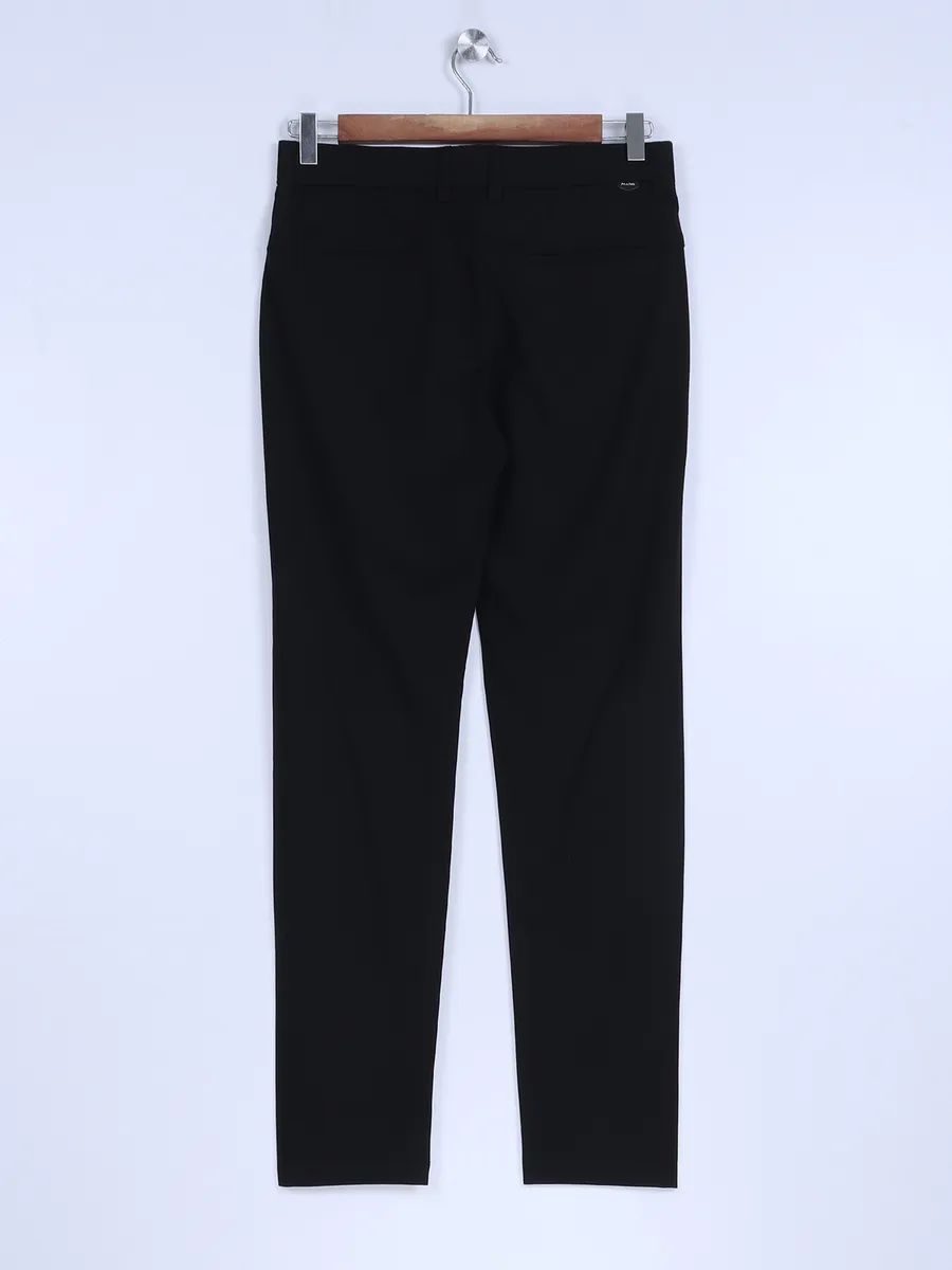 MAML lycra men track pant in black