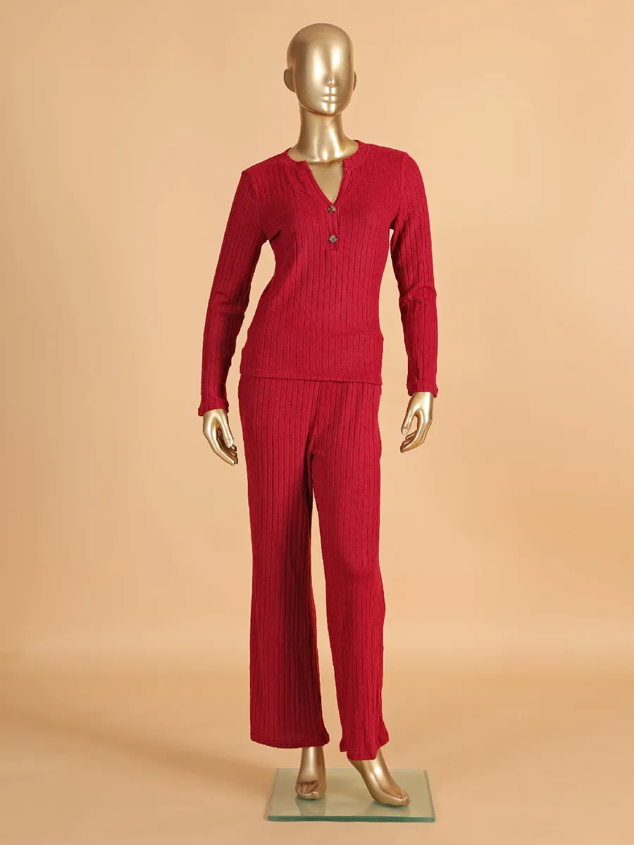 Mira Co-ord - Maroon main image 0