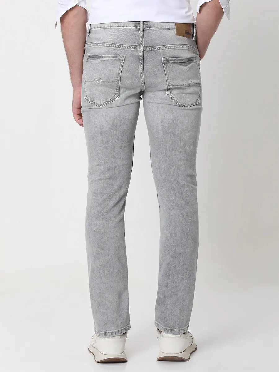 MUFTI grey super slim fit jeans