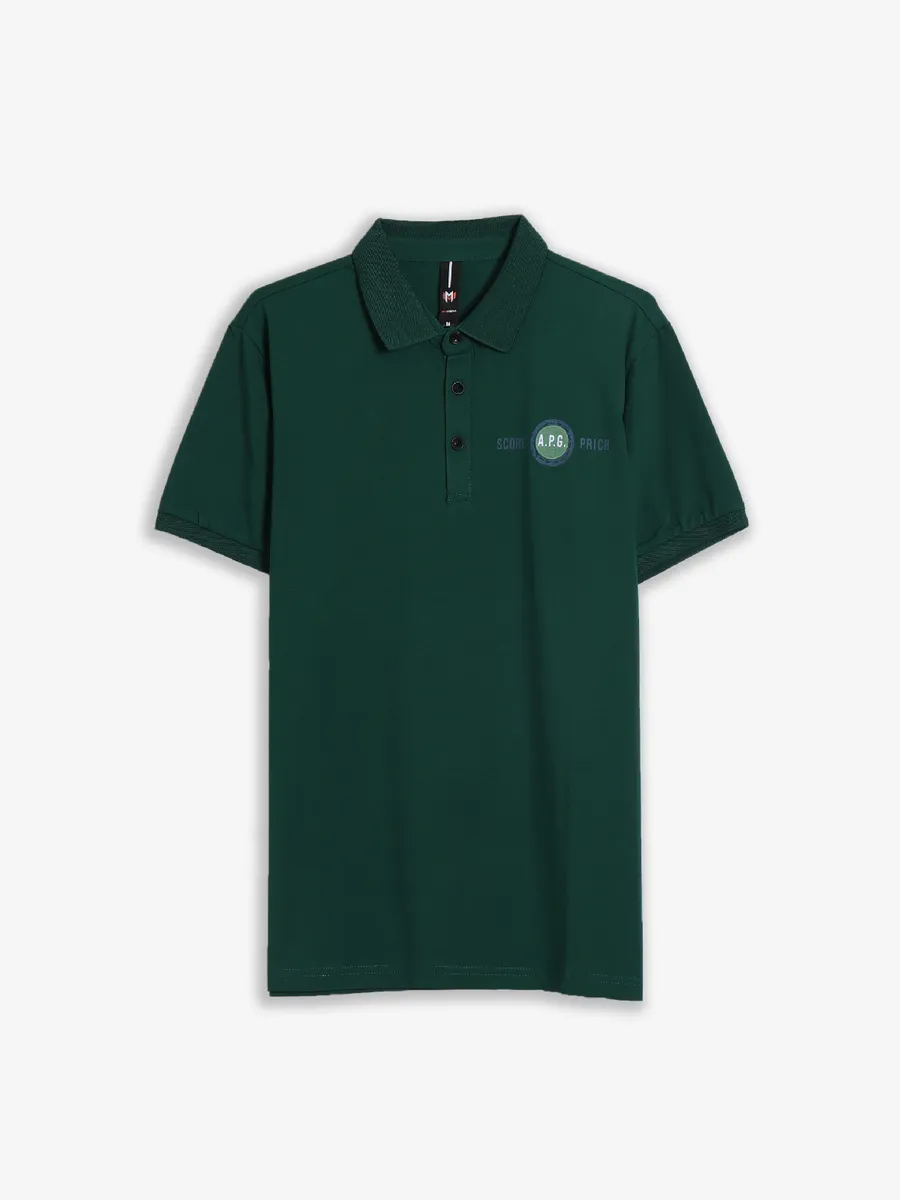 Mymera dark green cotton t shirt