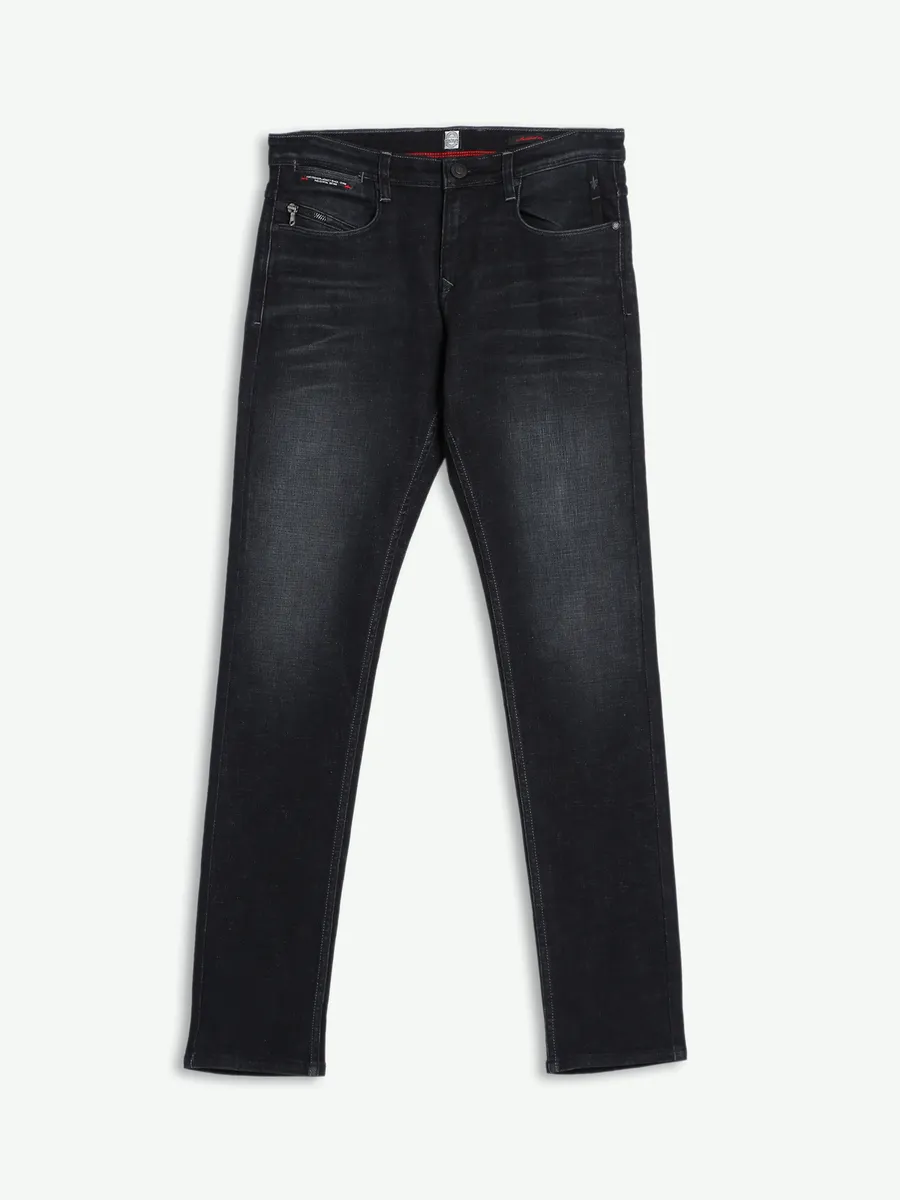 Nostrum washed black slim fit jeans