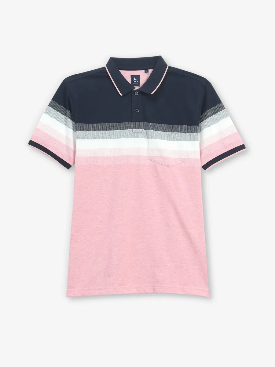 PARX pink cotton t-shirt