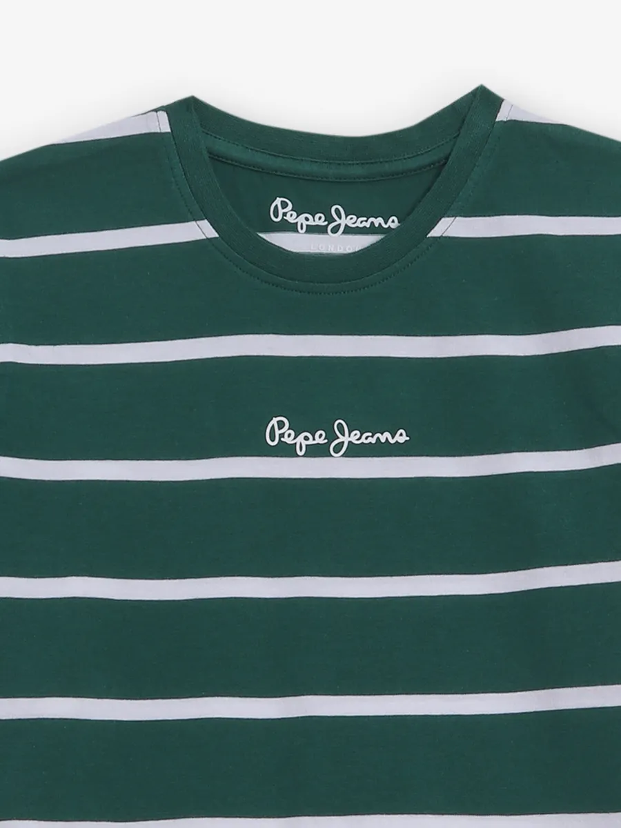 PEPE JEANS cotton dark green t-shirt