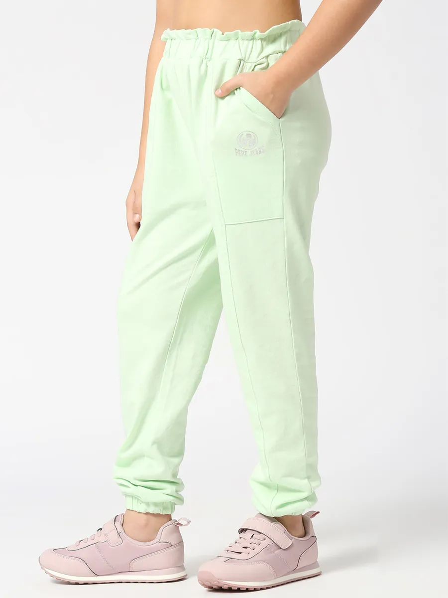 Pepe Jeans cotton pista green joggers