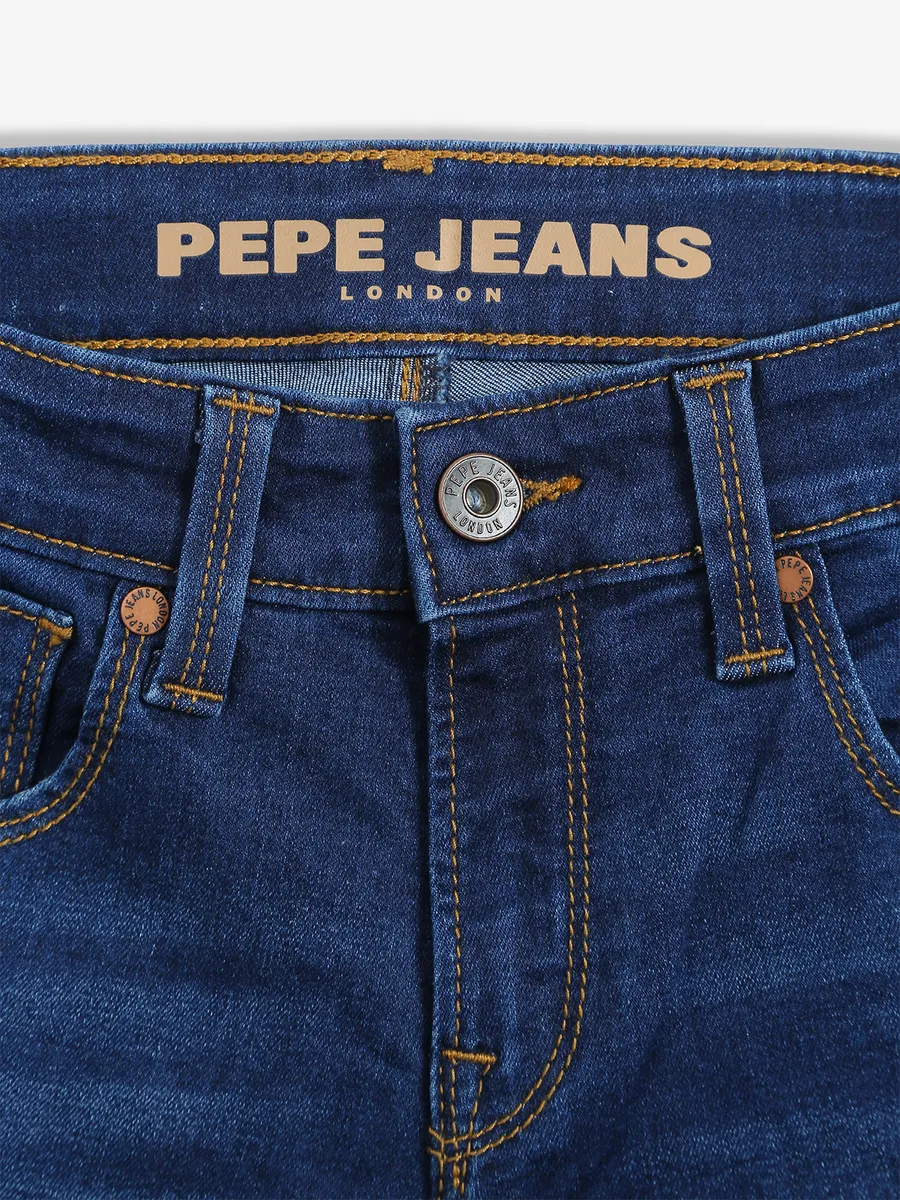 PEPE JEANS dark blue washed boys jeans