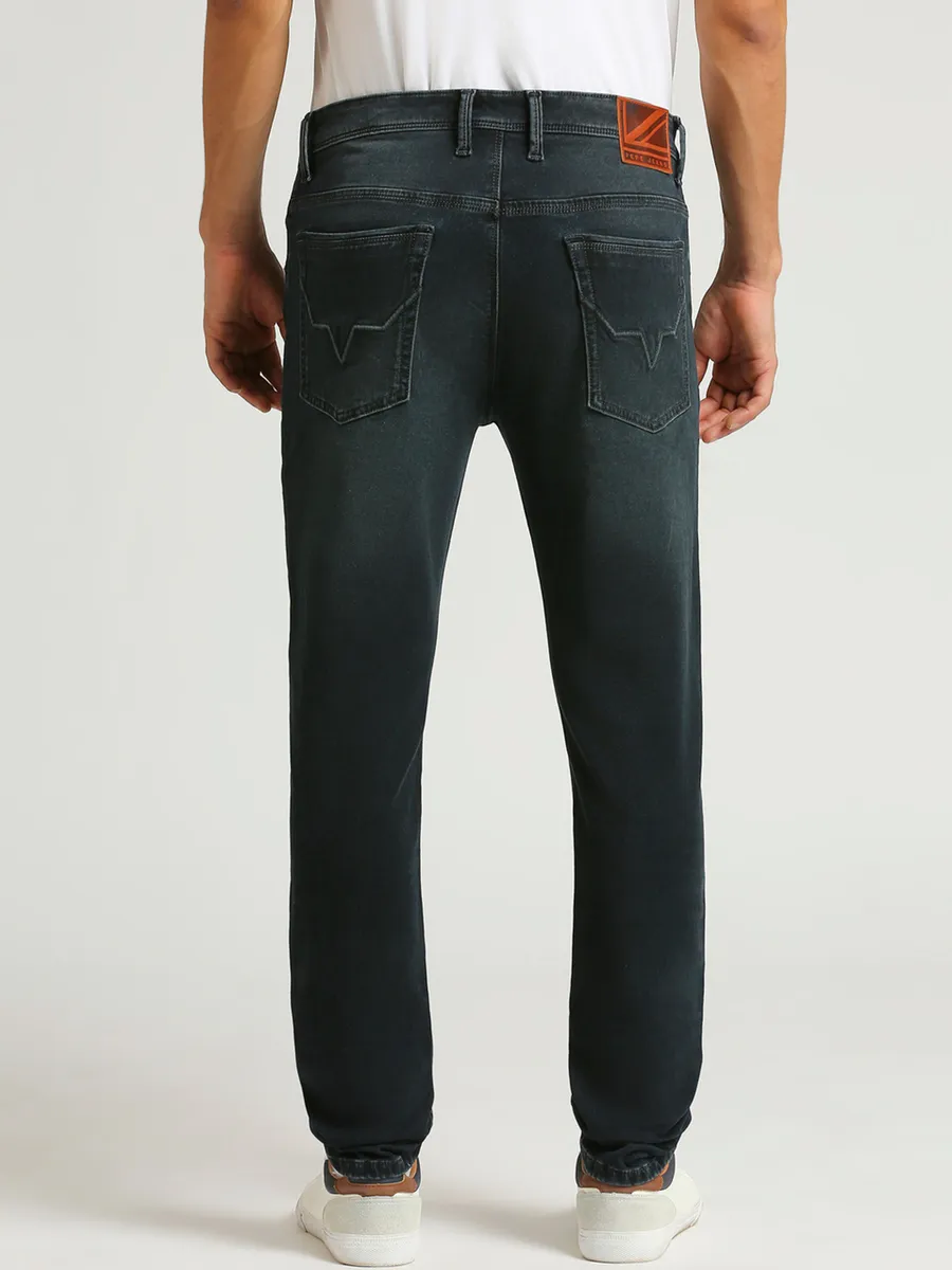 PEPE JEANS dark grey washed casual jeans