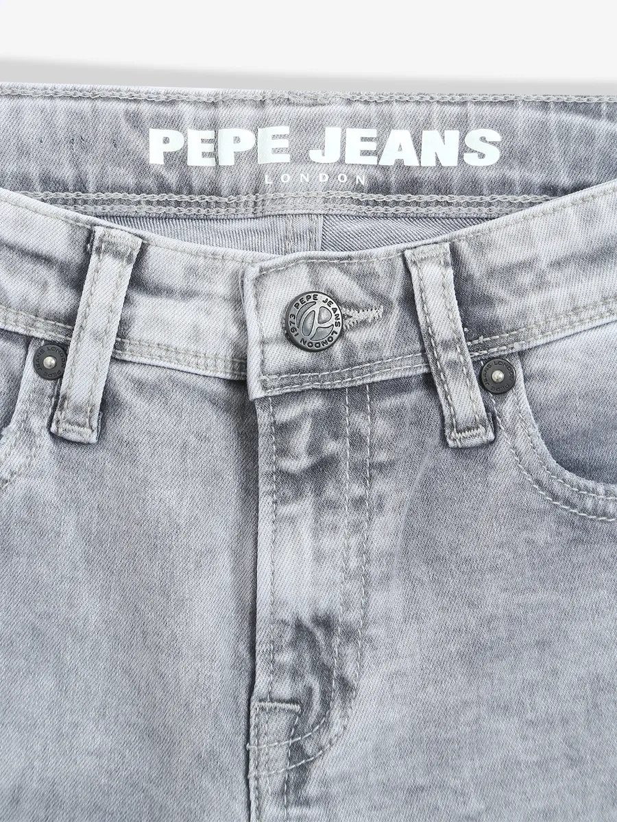 PEPE JEANS light grey ripped jeans